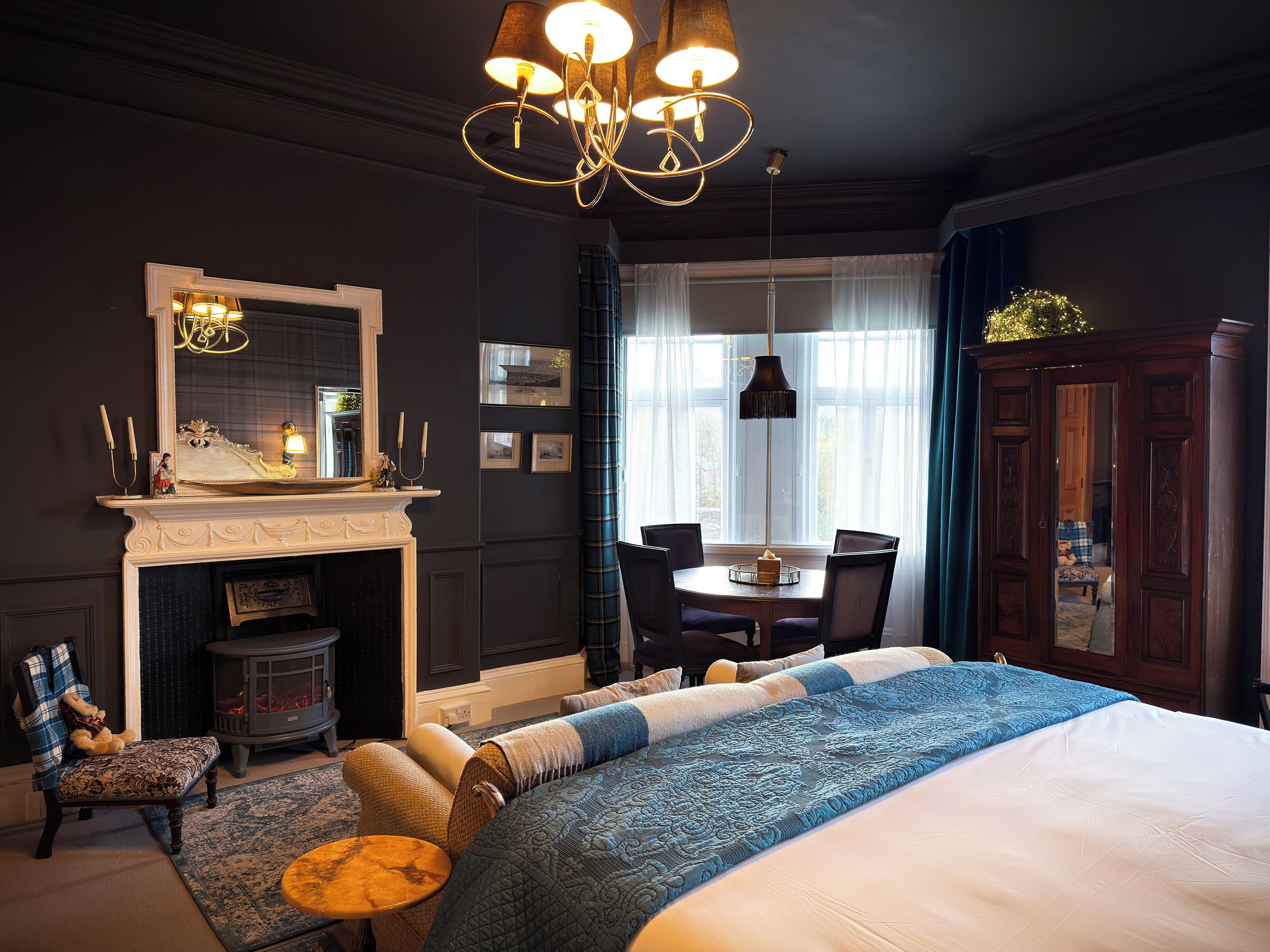 Luxury-Apartment, Gartenblick