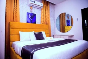 Standard Apartment, Balcony, City View | 2 bedrooms, in-room safe, desk, laptop workspace - Size99 Apartment and Suites (Owerri)