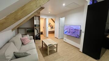 2 chambres, fer et planche Ă repasser, Wi-Fi, draps fournis