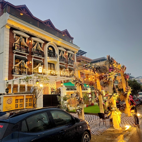 Fachada de la propiedad