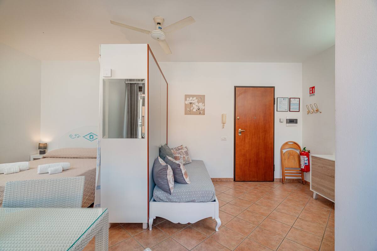 Classic Studio, 1 Double Bed with Sofa bed, Balcony | Living area | Flat-screen TV