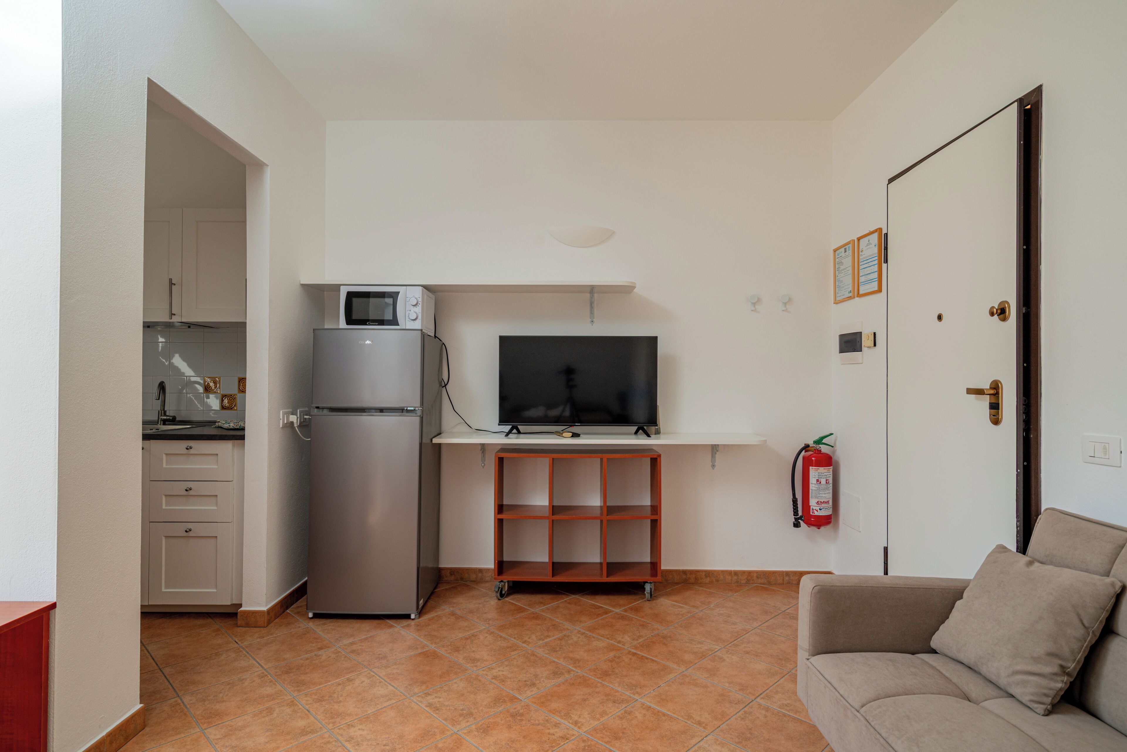 Classic Studio, 1 Double Bed with Sofa bed, Balcony | Living area | Flat-screen TV