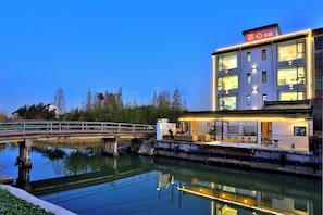 Uitzicht op het water