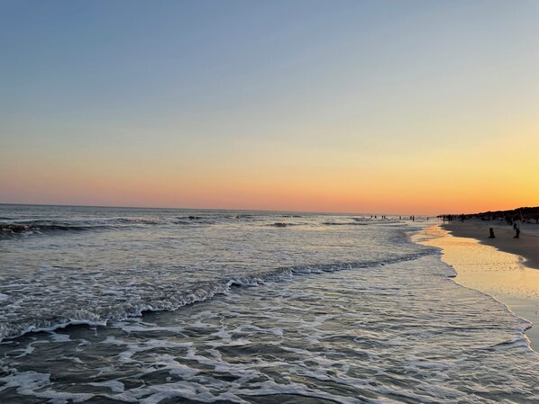 Sun loungers, beach towels