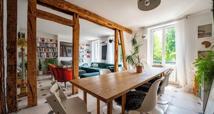 Maison d' Architecte Design 12pers Terrace and Courtyard Garden 25' from Paris Centre