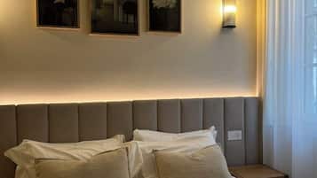 Luxury-Doppelzimmer | Verdunkelungsvorhänge, Bügeleisen/Bügelbrett, kostenloses WLAN