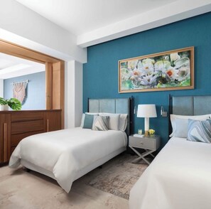 1 多间卧室、熨斗/熨衣板、WiFi、床单