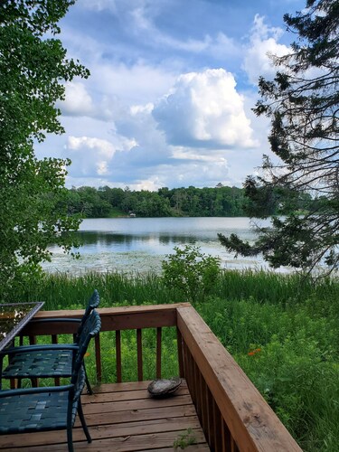 Private cabin with resort amenities; kayak, paddleboard, pontoon, great swimming