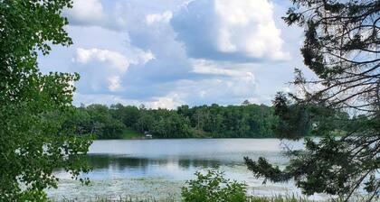 Private cabin with resort amenities; kayak, paddleboard, pontoon, great swimming