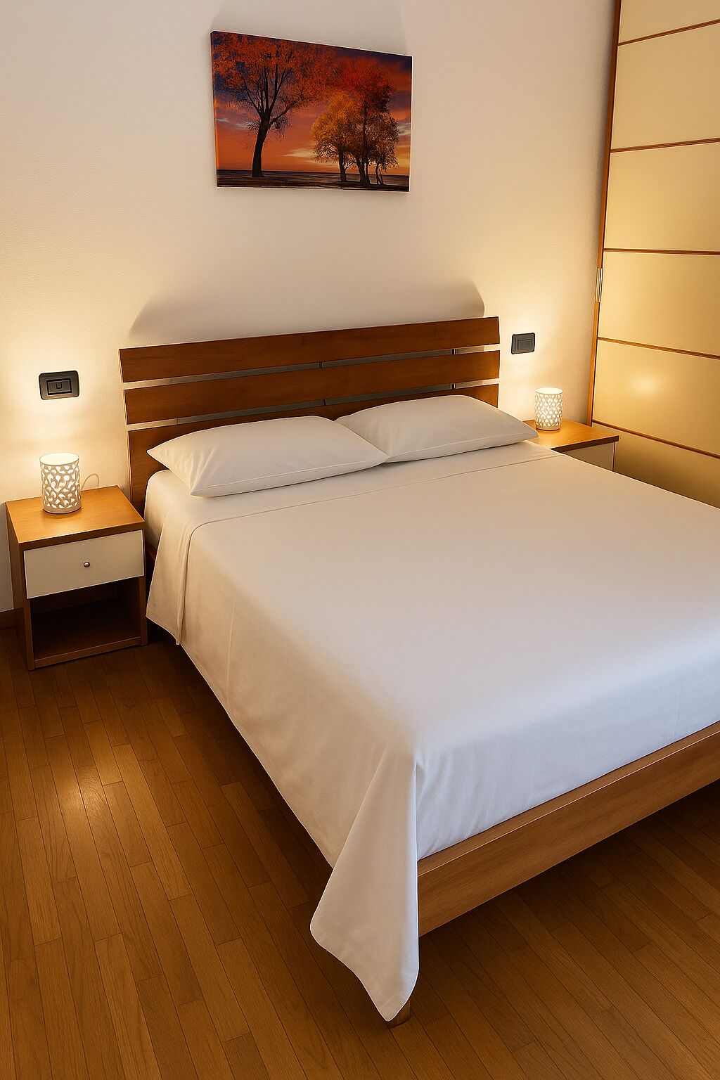 1 bedroom, travel crib, free WiFi, bed sheets