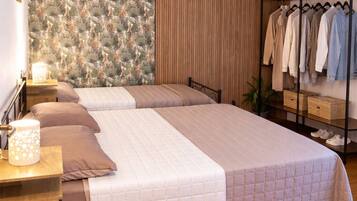 1 Schlafzimmer, Reisekinderbett, kostenloses WLAN, Bettwäsche