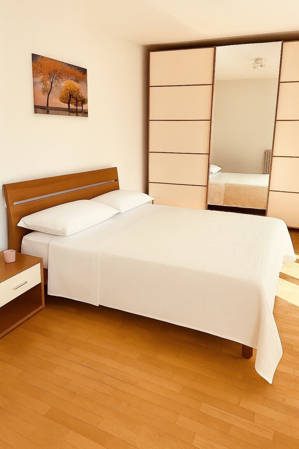 1 Schlafzimmer, Reisekinderbett, kostenloses WLAN, Bettwäsche