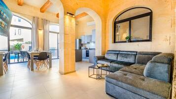 TV, books, video library