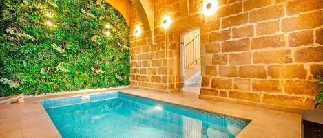 Indoor pool, a heated pool