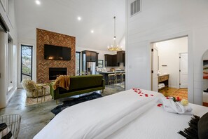 1 chambre, fer et planche Ă repasser, Wi-Fi, draps fournis