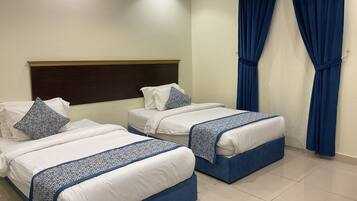 Apartemen Basic | 1 kamar tidur, tirai kedap cahaya, dan setrika/meja setrika