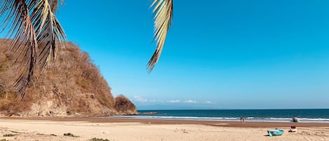 Sun-loungers, beach towels