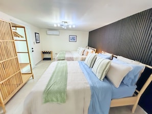 2 chambres, fer et planche Ă repasser, Wi-Fi, draps fournis