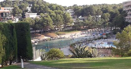 Lieblingsplatz auf Mallorca, Garten Salzwasser-Pool und direkter Meerzugang