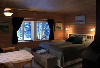 Get closer to the tranquility of a cozy little cabin at the end of the forest.