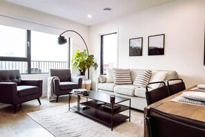 Living area - Lucid Lemming - 3 Bedroom Condo (Revelstoke)