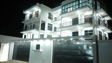 Front of property - evening/night