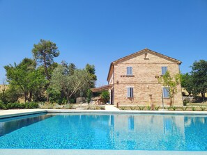 Pool - Oleander Farmhouse, Corinaldo. With private pool and AirCo (Marche)
