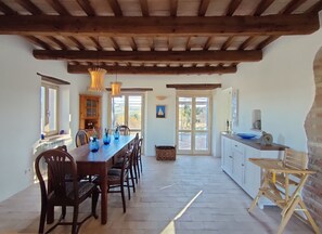 Dining - Oleander Farmhouse, Corinaldo. With private pool and AirCo (Marche)