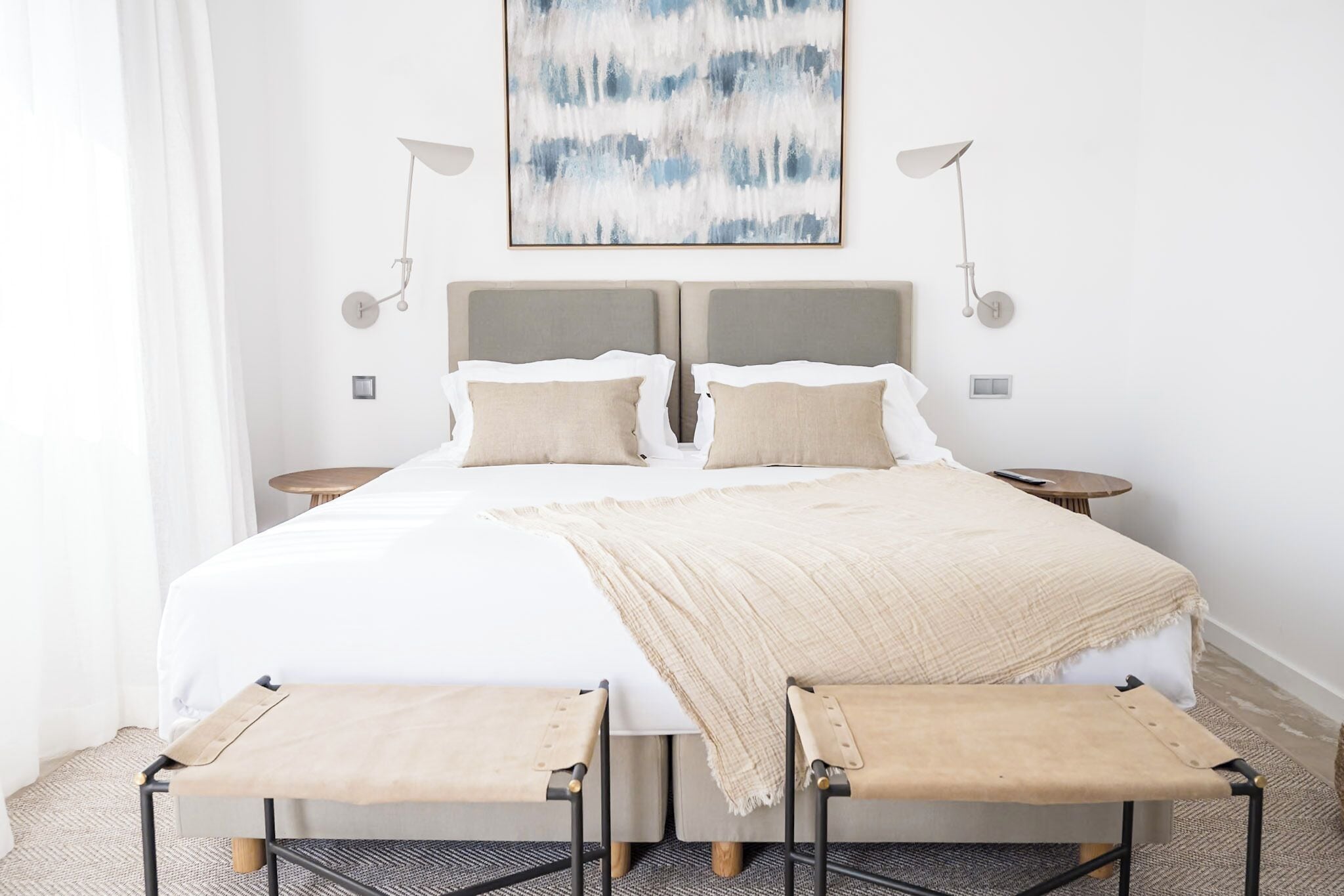 Caja de seguridad en la habitación y cortinas blackout 