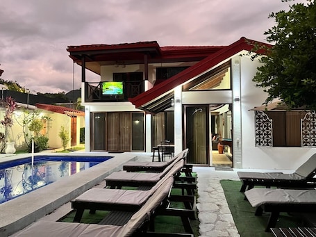 Pool. Mason Party Villa Near Night Life Jaco