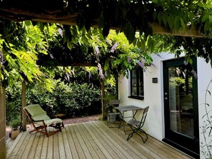 Deluxe Double Room, Courtyard View, Kajsa | Terrace/patio - Wisteria Österlen  (Simrishamn)