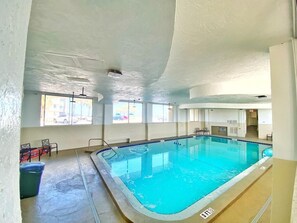 Indoor pool, outdoor pool