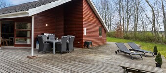 Hyggeligt hjem i Spøttrup med sauna