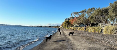 Liegestühle, Strandtücher
