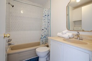 Hair dryer, towels