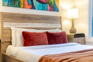 2 bedrooms, desk, iron/ironing board, free WiFi