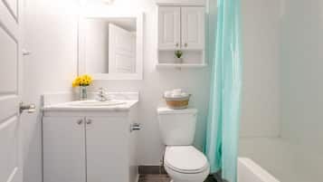 Hair dryer, towels