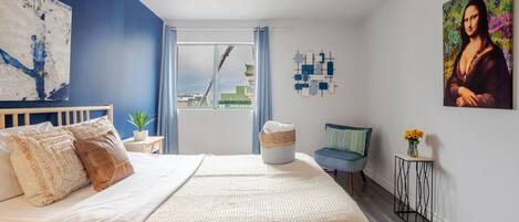 1 chambre, bureau, fer et planche à repasser, Wi-Fi gratuit