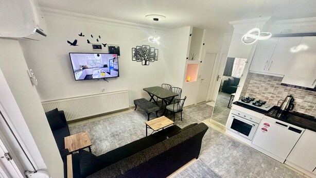 Dúplex básico, balcón, vistas al jardín | Zona de estar