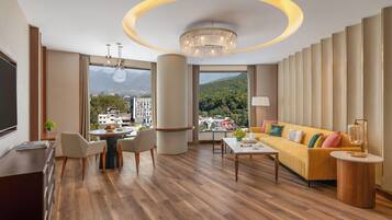 Ropa de cama de alta calidad y minibar