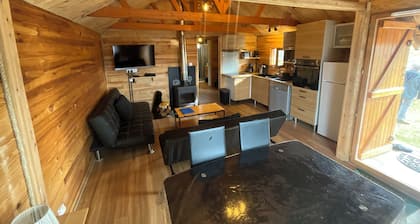 Wooden chalet at the foot of the slopes 4-season ski resort CAMURAC