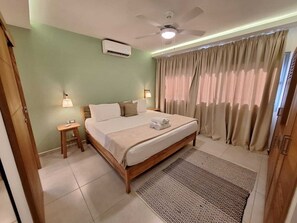 2 bedrooms, in-room safe, iron/ironing board, WiFi