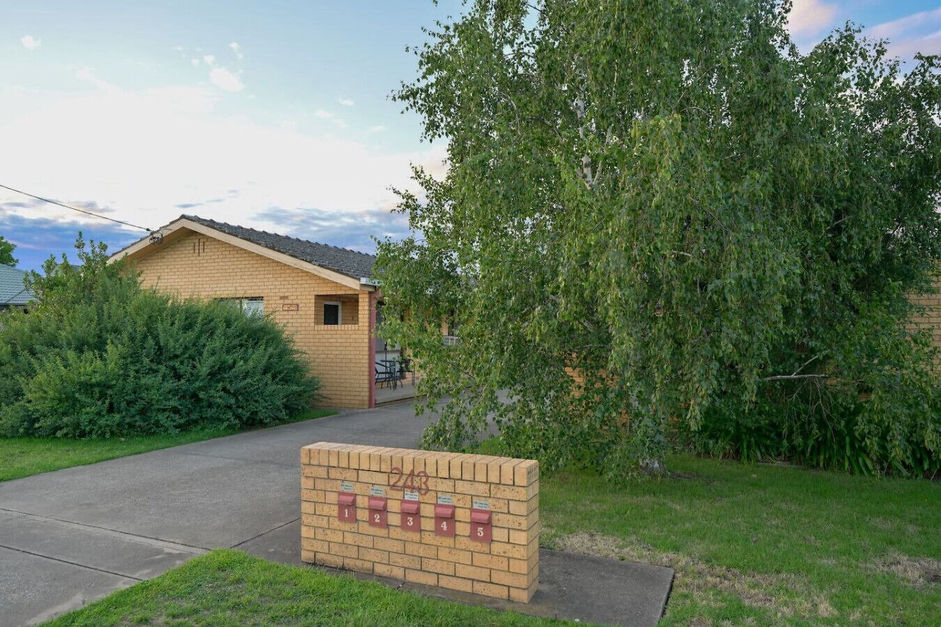 Áreas de la propiedad