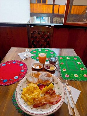 Daily local cuisine breakfast (USD 1.50 per person)