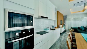 Luxury Villa, 3 Bedrooms, Private Pool, Hill View | Eget kjøkken | Vannkoker