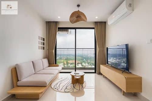 Design Apartment, 3 Bedrooms, Balcony, City View | Living area