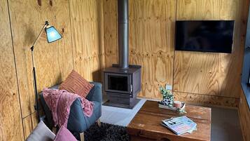 TV connectée, cheminée