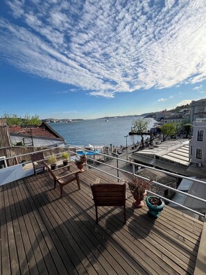 Luxury Double Room, Sea View | Terrace/patio