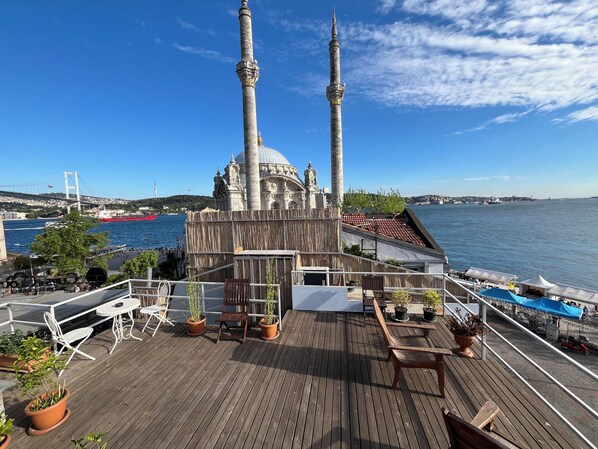 Luxury Double Room, Sea View | Terrace/patio