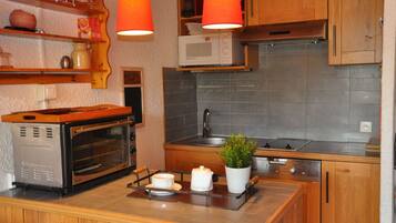 Réfrigérateur, micro-ondes, four, lave-vaisselle